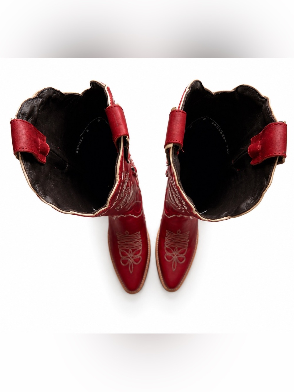 LANE Sweet Memories Smoldering Ruby Knee High Western Boots Size 8 BNWT Box - Picture 8 of 16